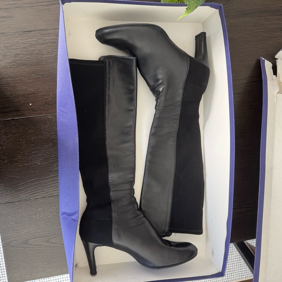 Stuart Weitzman Halfhi 50/50 heeled boot - Picture 1 of 9